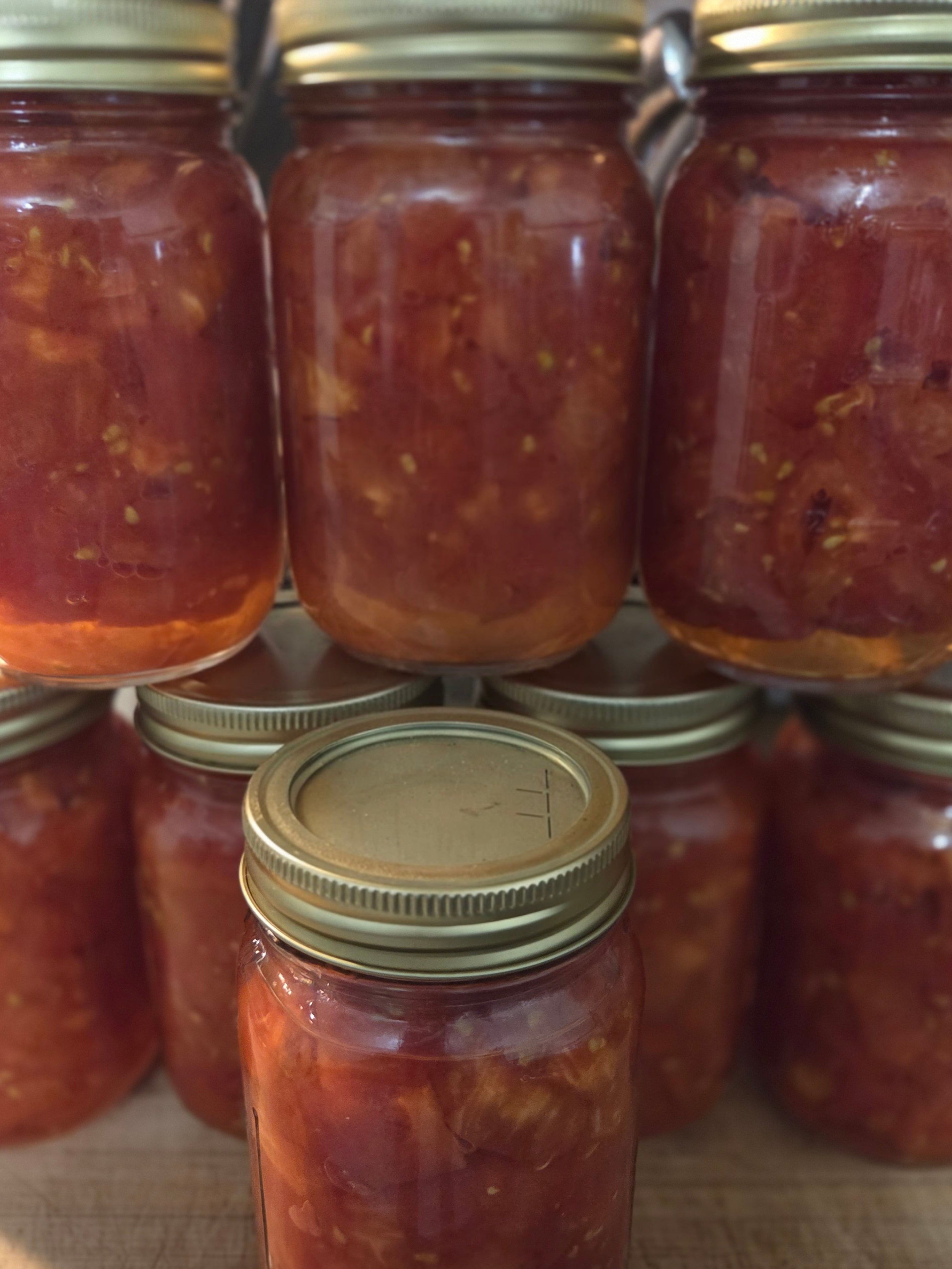 Homemade diced Tomatoes
